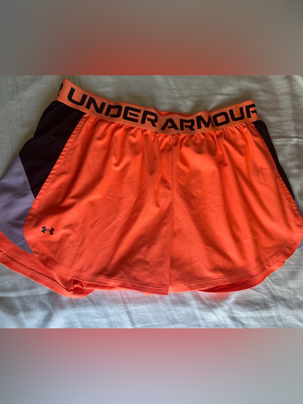 Under Armour Women’s Bright Orange Athletic Shorts